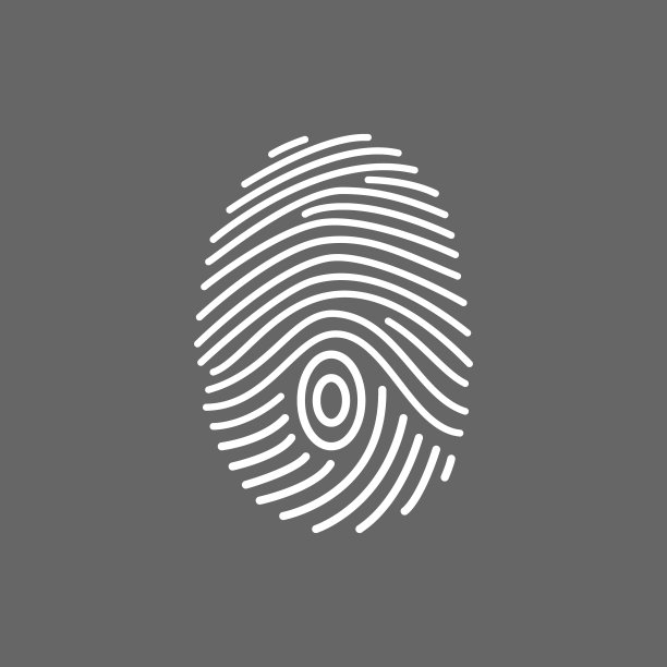 指纹扫描图标。图片下载