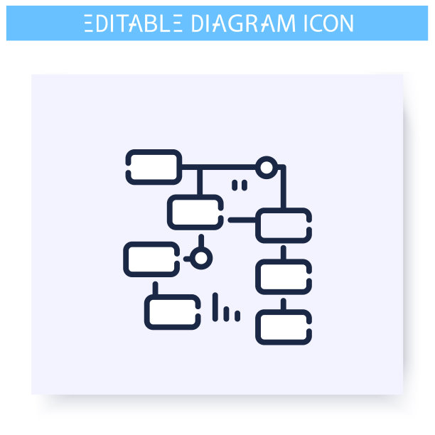 活动图线形图标。可编辑的图片图片下载