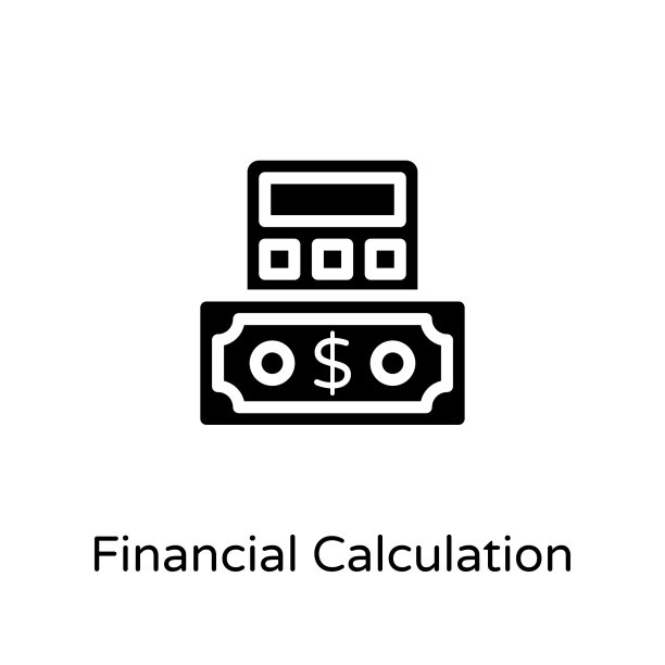 金融计算矢量图标logo图片下载