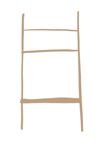 手绘插画与家庭装饰元素在波西米亚风格。图片下载