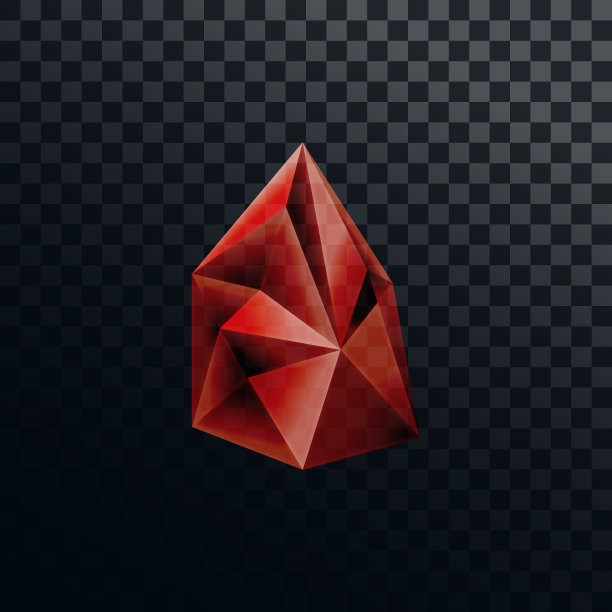 水晶一石一石的背景宝石三角形图片下载