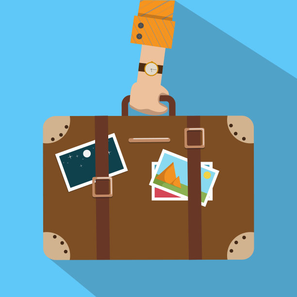 旅行袋旅行袋男人的手拿着手提箱图片下载