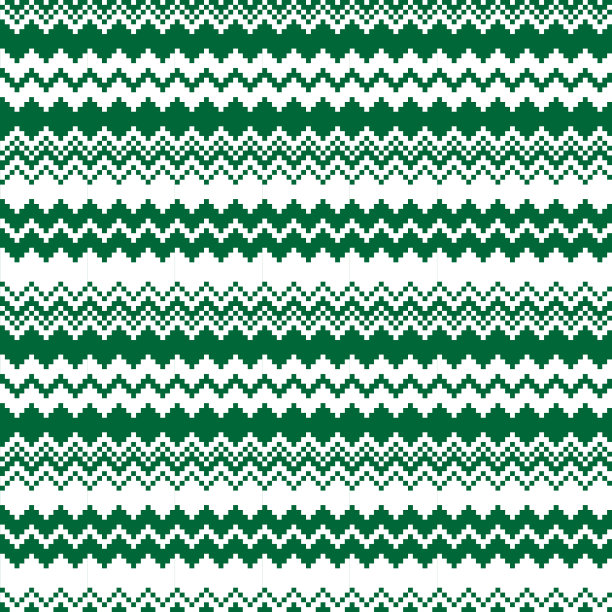 绿色圣诞集市岛无缝图案图片下载