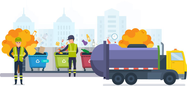 容器的垃圾类型不同图片下载