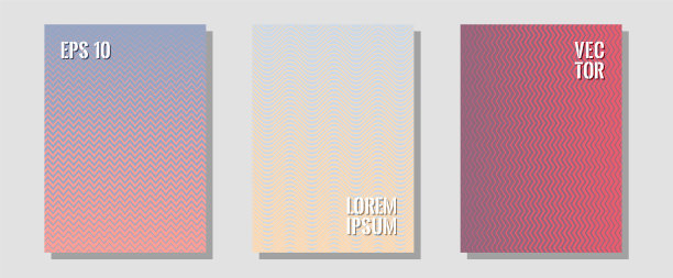 半色调渐变纹理封面布局图片下载