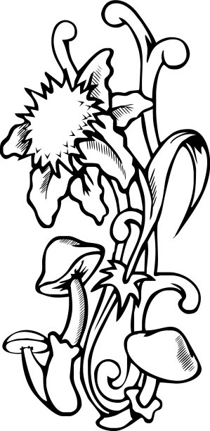 纹身的女孩图片下载