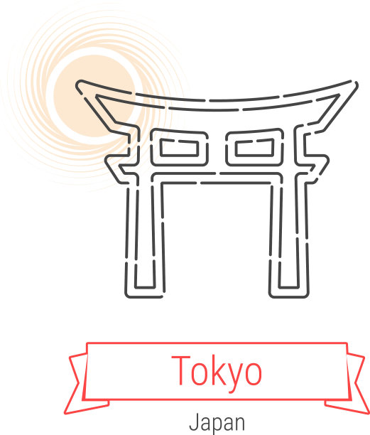 东京日本线图标图片下载