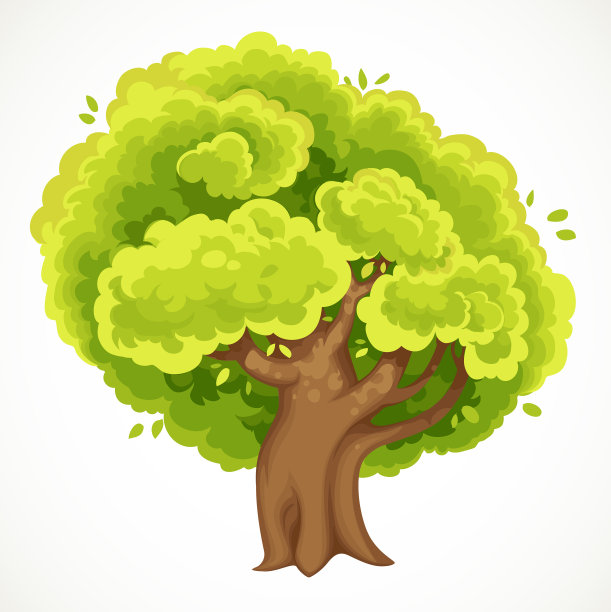 夏天的大树，枝叶茂盛图片下载