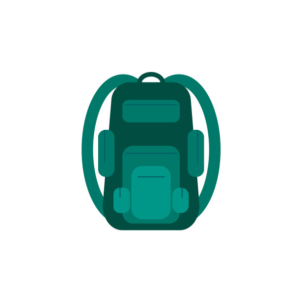 旅行袋平面设计图片下载