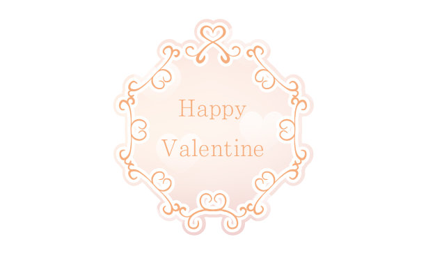 框架材料，豪华典雅的哥特式框架，情人节快乐图片下载