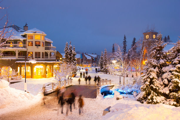 惠斯勒村的冬天图片下载