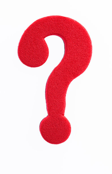 白色背景上的泡沫问号图片下载