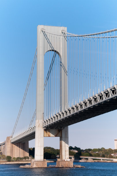 维拉扎诺大桥，纽约港图片下载