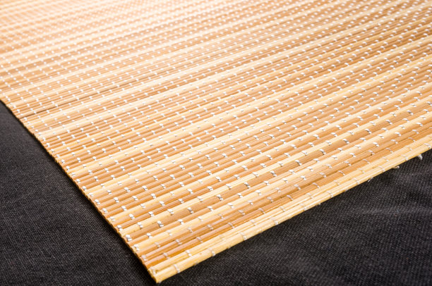 棕竹席-立食，近景，宏观图片下载
