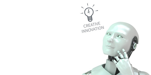 3 d渲染机器人。数字人工智能概念说明。图片下载