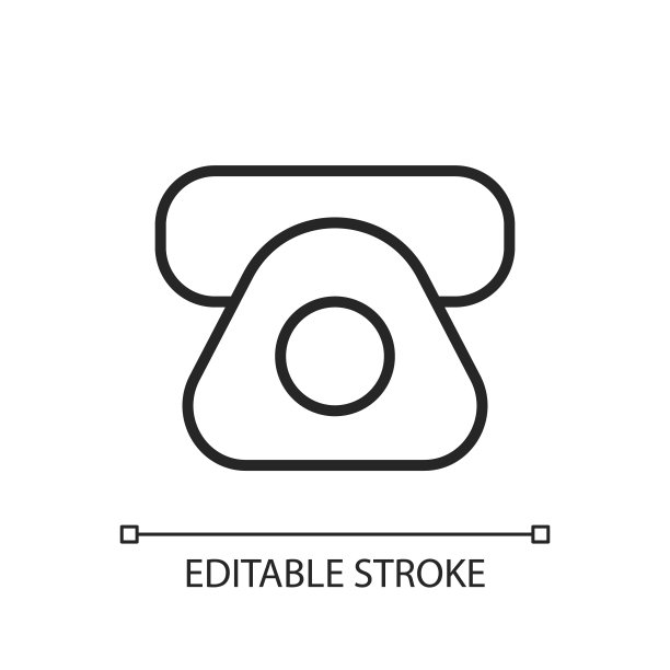 电话簿应用像素完美的线性图标图片下载