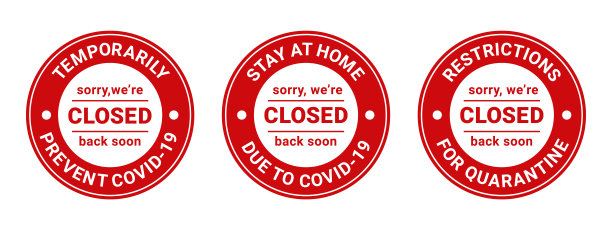 对不起，我们关门了。信息警告标志图片下载