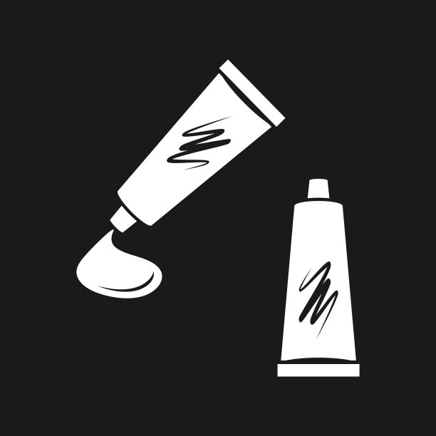 集管油画图标艺术符号图片下载