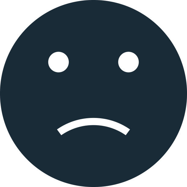 悲伤表情图标标识模板设计图片下载