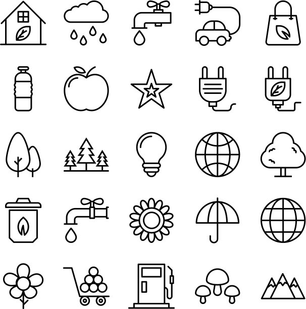 自然公园的图标图片下载