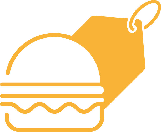 购买汉堡标识设计模板汉堡面包店图片下载