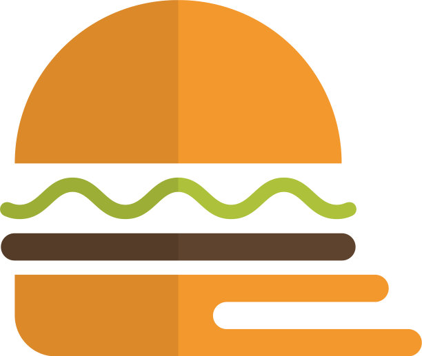 快餐汉堡标识设计模板汉堡面包店图片下载