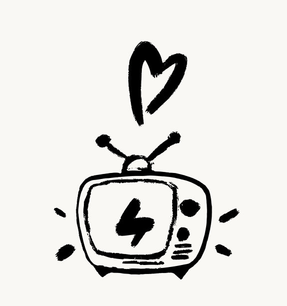 手绘照片相机图标标签图片下载