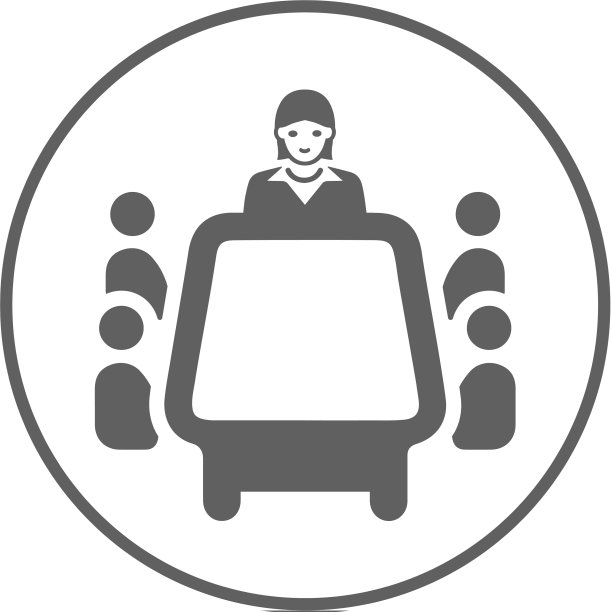 业务董事会会议图标灰色图片下载