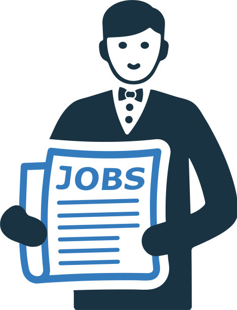 员工就业工作搜索图标图片下载