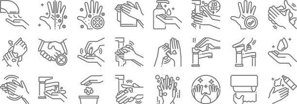 洗手线图标线性设置质量线设置图片下载