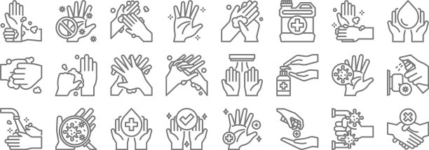 洗手线图标线性设置质量线设置图片下载