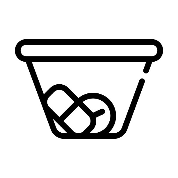 丸包装线图标矢量插图图片下载