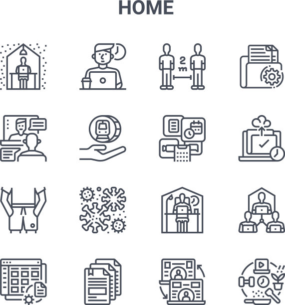 设置16家概念线图标64x64薄图片下载