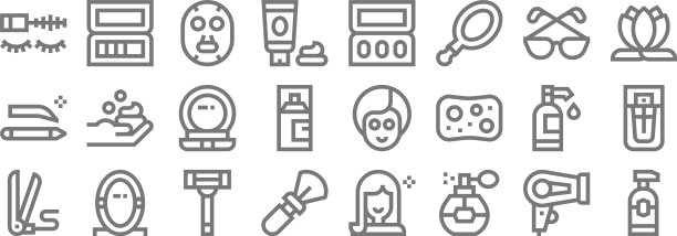 美丽线图标线性集质量线集图片下载