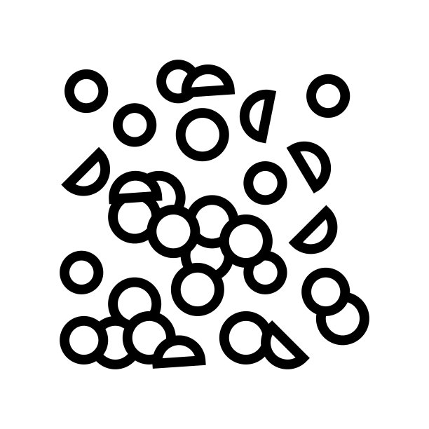 干豆豌豆线图标矢量插图图片下载