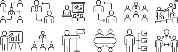 设置12个细轮廓图标，如图片下载