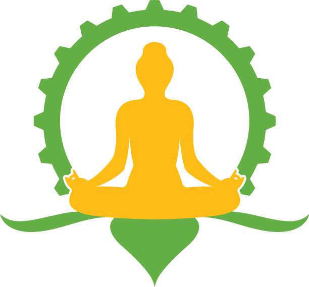 冥想标志模板图标图片下载