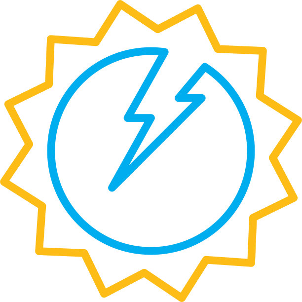 太阳能标志图标图片下载