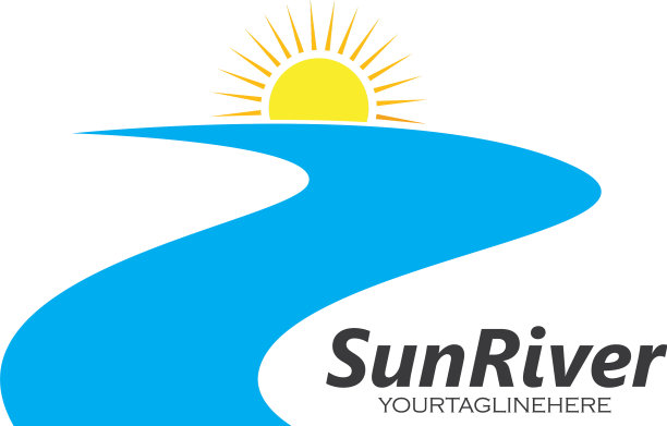 太阳河标志图片下载