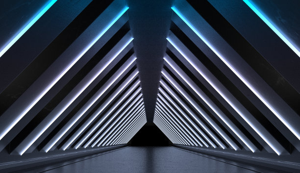 霓虹隧道图片下载