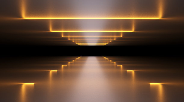 未来黑暗隧道与光图片下载