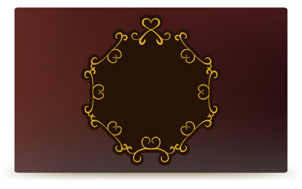 框架材料，豪华典雅的哥特式框架图片下载