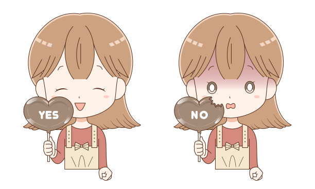 女孩手里拿着巧克力图片下载