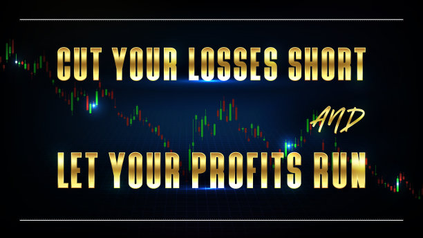 抽象的背景股票市场和止损短，让你的利润运行文本图片下载