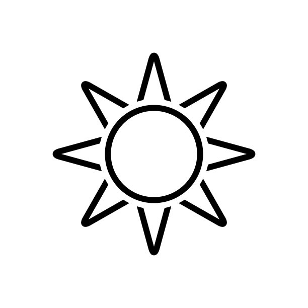 太阳图标图片下载