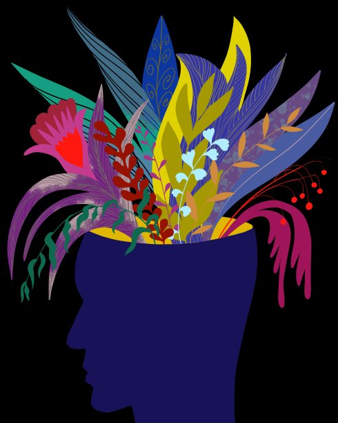 积极的思考。灵感。创造性思维。图片下载