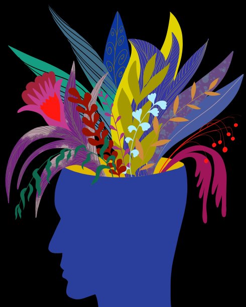 积极的思考。灵感。创造性思维。图片下载