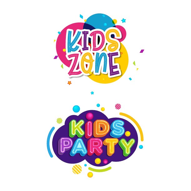 儿童标题事件矢量图标设计图片下载