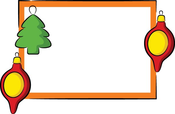 圣诞节的旗帜图片下载