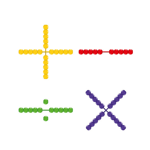 数学运算向量用珠算珠。图片下载